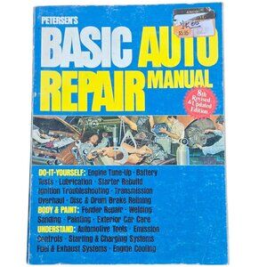 Petersens Basic Auto Repair Manual 8th Revised Updated Edition Mechanic 1970s